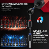 SEDY 64Pcs Torque Screwdriver Set 10-70 in-lb S2 Bits Magnetic Nut Driver Kit - Top-Down View