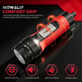 SEDY 64Pcs Torque Screwdriver Set 10-70 in-lb S2 Bits Magnetic Nut Driver Kit - Close-Up Angle