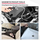 SEDY 4Pcs Magnetic Tray Pick-Up Tool Set Flexible Magnet Holder Auto Repair - 45-Degree Angle