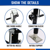 2x Trailer Caravan Canopy Jack Stand 2267kg/ 5000lbs Heavy Duty Weld Bracket - Extra Image