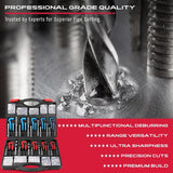 SEDY 320Pcs Helicoil Thread Repair Kit SAE Metric HSS Drill Bits Thread Restorer - Close-Up Angle