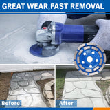 4.5inch Diamond Segment Grinding Concrete Cup Wheel Disc Granite Stone 115mm - Close-Up Angle