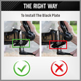 Anti Rattle Tow Bar Hitch Tongue Stabilizer Tightener Bracket Caravan Trailer - 45-Degree Angle