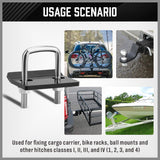 Anti Rattle Tow Bar Hitch Tongue Stabilizer Tightener Bracket Caravan Trailer - Close-Up Angle