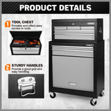 HORUSDY 7 Drawer Tool Box Trolley Cabinet Storage Cart Garage Toolbox Organiser - Extra Image