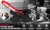 SEDY Car Brake Caliper Tool 360° Swing Ratchet Wrench Car Wheel Piston Spreader - Side View