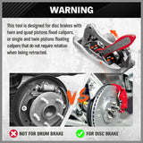 SEDY Car Brake Caliper Tool 360° Swing Ratchet Wrench Car Wheel Piston Spreader - Close-Up Angle