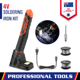 HORUSDY 8W 4V Max Cordless Soldering Iron Rechargeable with Lithium-Ion Battery - Front View