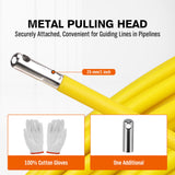 150M×8MM Fish Tape Puller Fiberglass Wire Cable Running Duct Rodder Heavy Duty - Close-Up Angle