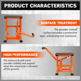 HORUSDY 220Lbs Motorbike Jack Lift Crank Lift Manual Repair Clean Hoist Table - Rear View