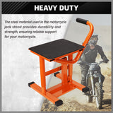 HORUSDY 220Lbs Motorbike Jack Lift Crank Lift Manual Repair Clean Hoist Table - Close-Up Angle