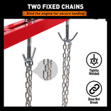 1.5M Engine Support Bar Engine Load Leveler 1100Lb Transmission Dual Hook Garage - Rear View