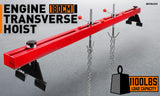HORUSDY 1.8M Engine Support Bar Engine Load Leveler Transmission Dual Hook 500Kg - Front View