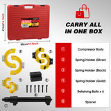 HORUSDY 4500Kg Macpherson Strut Coil Spring Compressor Dumper Extractor Tool - Top-Down View