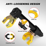 HORUSDY 4500Kg Macpherson Strut Coil Spring Compressor Dumper Extractor Tool - Close-Up Angle