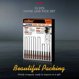 HORUSDY 12Pc Precision Hook and Pick Set O-Ring Seal Remover Hooks Puller Tool - Extra Image