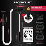 SEDY 3.2 GPM Automatic Shut Off Fuel Transfer Pump Battery Powered Diesel Pump - Front View