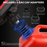 SEDY 3.2 GPM Automatic Shut Off Fuel Transfer Pump Battery Powered Diesel Pump - Top-Down View