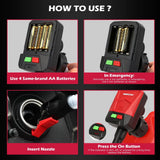 SEDY 3.2 GPM Automatic Shut Off Fuel Transfer Pump Battery Powered Diesel Pump - Close-Up Angle