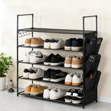 SEDY 5-Tier Shoe Rack Storage Organizer Shelves for 20–25 Pairs Bedroom Garage - 45-Degree Angle