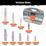 332-Pieces Self-Drywall Dilling Anchors Screws Wall Screws Drilling Required - Front View