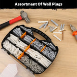 332-Pieces Self-Drywall Dilling Anchors Screws Wall Screws Drilling Required - Top-Down View