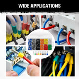 HORUSDY 575PCS Wire Crimp Connector Kit Pin End Bootlace Ferrule Terminals - Close-Up Angle