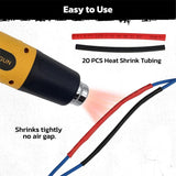 HORUSDY 308PCS Crimp Terminals Kit Ring Spade Butt Connector Set for Wiring - Side View