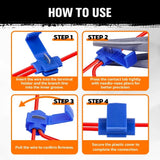 HORUSDY 200PCS Crimp Terminals Wire Connector Kit Spade Ring Butt for Car Wiring - Side View