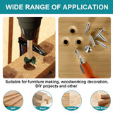 Woodworking Drill Bit Set Forstner 15-35mm Countersink Hex Shank Forstner Bits - Close-Up Angle