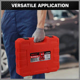18PCS Radiator Pressure Tester Coolant Purge Refill Vacuum Cooling System Kit - Close-Up Angle