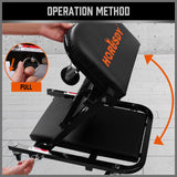 40inch 2 in 1 Folding Creeper Mechanic Z Seat Garage Workshop Rolling Work Stool - 45-Degree Angle