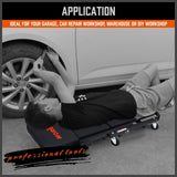 40inch 2 in 1 Folding Creeper Mechanic Z Seat Garage Workshop Rolling Work Stool - Extra Image
