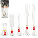 520-Pieces Cable Ties Zip Ties Nylon UV Stabilised Bulk Black Cable Tie White