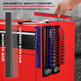 SEDY Magnetic Socket Holder Organizer Set Detachable 1/4 Drive Metric SAE Tool - Top-Down View