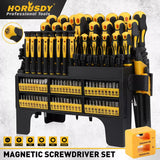 140Pcs Magnetic Screwdriver Set Hex Key Magnetizer Demagnetizer Precision Screwdriver - Front View