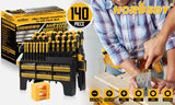 140Pcs Magnetic Screwdriver Set Hex Key Magnetizer Demagnetizer Precision Screwdriver - Side View