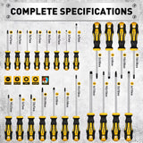 140Pcs Magnetic Screwdriver Set Hex Key Magnetizer Demagnetizer Precision Screwdriver - 45-Degree Angle