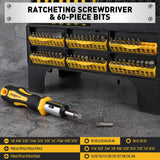 140Pcs Magnetic Screwdriver Set Hex Key Magnetizer Demagnetizer Precision Screwdriver - Close-Up Angle
