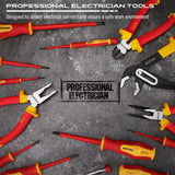 Magnetic Insulated Screwdriver Pliers Set 1000V Electrical Tool Hose Pinch Box - Low Angle