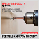 24Pc Torx Bit Set Star Head Screwdriver Bit Long Security Temper Proof T5-T40 - Close-Up Angle