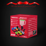 17-Piece Engine Oil Funnel Set 12 Adapters Elbow Fitting Magnetic Storage Tray - Close-Up Angle