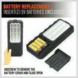 LED Light Camping Portable Magnetic Garage Work Auto Repair Torch Super Bright - 45-Degree Angle