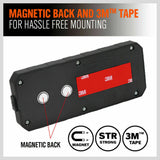 LED Light Camping Portable Magnetic Garage Work Auto Repair Torch Super Bright - Rear View