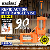90? Degree Corner Clamp Welding Vice Woodworking Alloy Body With Quick Release