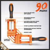 90° Degree Corner Clamp Welding Vice Woodworking Alloy Body With Quick Release - 45-Degree Angle