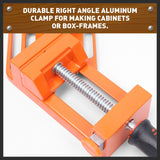 90° Degree Corner Clamp Welding Vice Woodworking Alloy Body With Quick Release - Extra Image