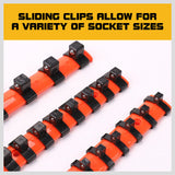 3Pc Mixed Socket Holder Set Storage Rails 1/2