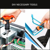 16Pc Socket Bit Adaptor Set Power Drill Nut Driver Extension Screwdriver Bits - Low Angle