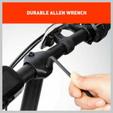 26Pc Allen Wrench Set Ball End Long Arm Hex Key Metric & Imperial With Holders - Top-Down View
